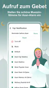 Gebetszeiten, Azan und Qibla screenshot