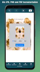 Geburtstagseinladung screenshot