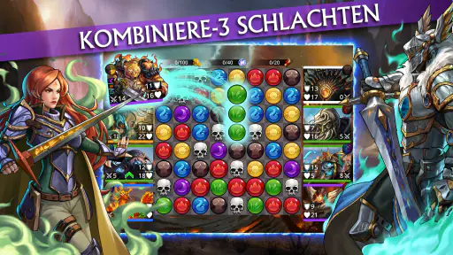 Gems of War - Kombiniere-3-RPG screenshot