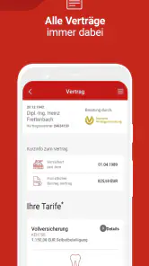 Generali GesundheitsApp screenshot