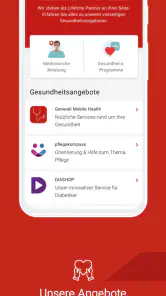 Generali GesundheitsApp screenshot