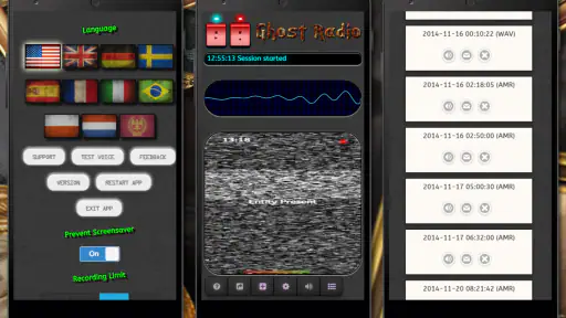 Ghost Radio EVP/EMF-Simulator screenshot