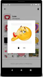 GIF2Sticker Animated Stickers screenshot