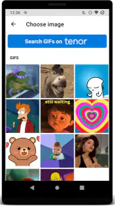 GIF2Sticker Animated Stickers screenshot