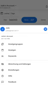 Google Ads screenshot