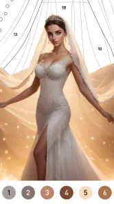 Gown Color - Farbe nach Nummer screenshot