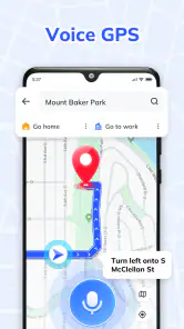 GPS-Karte: Sprachnavigation screenshot
