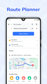 GPS-Karte: Sprachnavigation screenshot