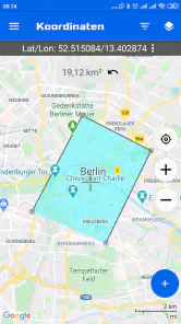 GPS-Koordinatenkarte screenshot