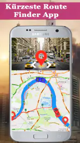 GPS-Navigation: Karte Richtung screenshot