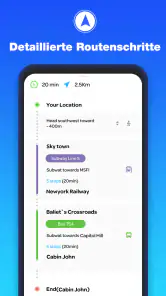 GPS-Navigation - Routenfinder screenshot
