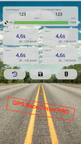 GPS Race Timer screenshot