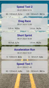 GPS Race Timer screenshot