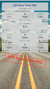 GPS Race Timer screenshot