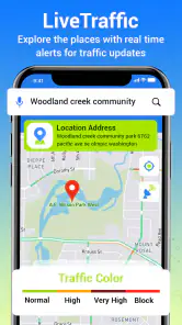 GPS Satellite Map Route Finder screenshot