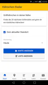Hähnchen-Radar screenshot