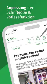 Hamburger Abendblatt E-Paper screenshot