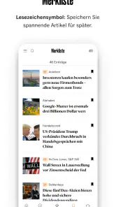 Handelsblatt - Nachrichten screenshot
