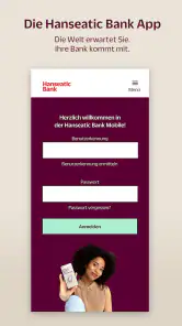 Hanseatic Bank Mobile screenshot
