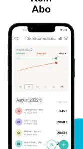 Haushaltsbuch Ausgaben Monee screenshot