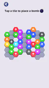 Hexa Away : Sechseck-Puzzle screenshot