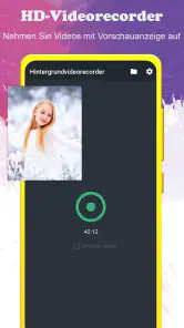 Hintergrundvideorecorder screenshot