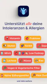 Histamin & Fructose InTolerApp screenshot