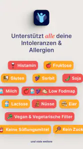 Histamin & Fructose InTolerApp screenshot