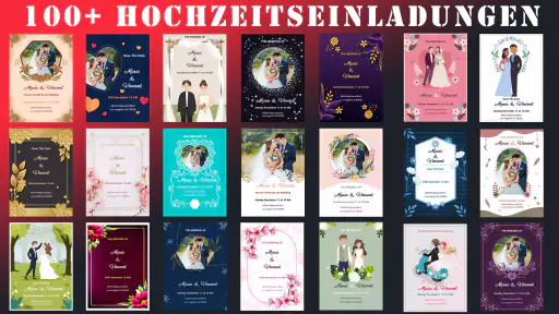 Hochzeitseinladung screenshot