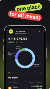 Hodler Kryptowährung Portfolio screenshot