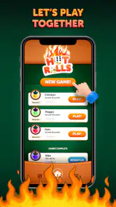 Hot Rolls Würfelstrategiespiel screenshot