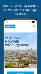 HOWOGE Wohnungssuche screenshot