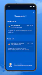 HRT Meteo screenshot