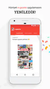 Hürriyet E-Gazete screenshot