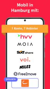 hvv switch: ÖPNV & Sharing screenshot