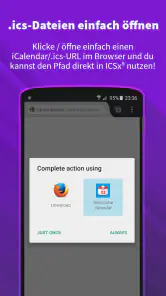 ICSx⁵ – Kalender abonnieren screenshot
