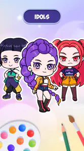 Idol Draw: Coloring Master screenshot