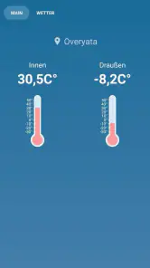 Innenthermometer screenshot