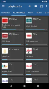 IPTV screenshot