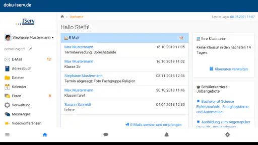IServ screenshot