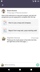 itslearning mobile screenshot