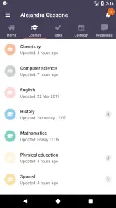 itslearning mobile screenshot