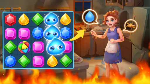 Jewel Hunter - 3-Gewinnt-Spiel screenshot