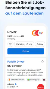 Jooble－Jobsuche & Jobbörse App screenshot