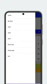 Kalender 2025 screenshot