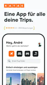 KAYAK: Flüge, Hotels & Autos screenshot