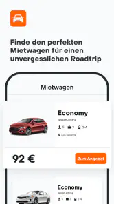 KAYAK: Flüge, Hotels & Autos screenshot