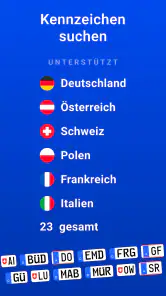 Kennzeichen sammeln und Wiki screenshot