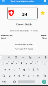 Kennzeichensammler screenshot