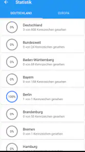 Kennzeichensammler screenshot